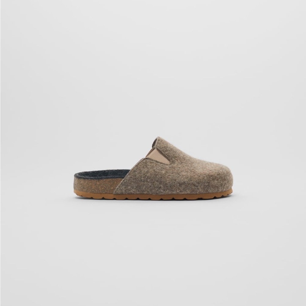 Zara Comfy Felt Clogs